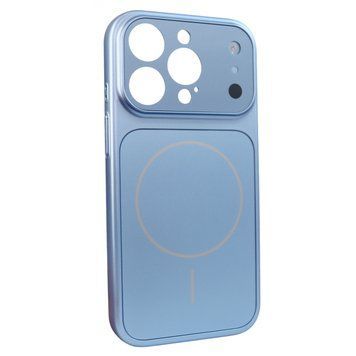 Чохол Nofelet AG Glass with MagSafe для iPhone 13 PRO Light Blue - ash-mobile.com.ua - фото 1