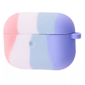 Чохол Rainbow Silicone Case для AirPods PRO Pink/Glycine - ash-mobile.com.ua - фото 1