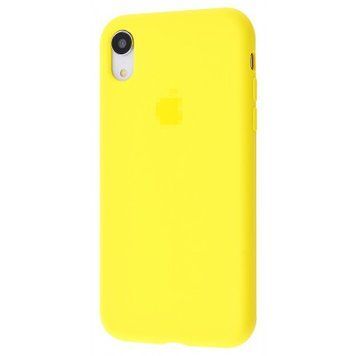 Чохол Silicone Case Full для iPhone XR Canary Yellow - ash-mobile.com.ua - фото 1