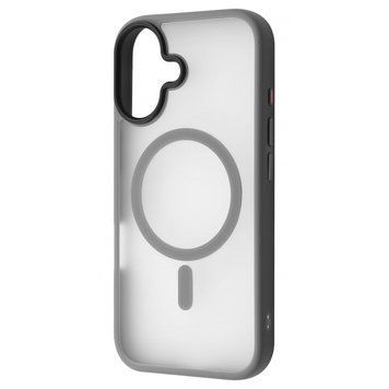 Чохол WAVE Matte Insane Case with MagSafe для iPhone 16 Gray - ash-mobile.com.ua - фото 1