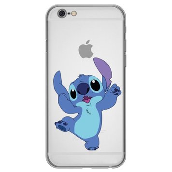 Чехол прозрачный Print Monster для iPhone 6 | 6s Blue Happy - ash-mobile.com.ua - фото 1