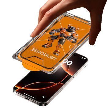 Захисне скло ZERODUST ESD with Applicator для iPhone 18 PRO MAX Black