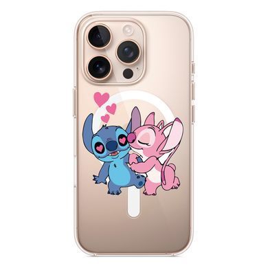 Чохол прозорий Print Blue Monster with MagSafe для iPhone 16e | 17e Angel kiss - ash-mobile.com.ua - фото 4