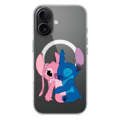 Чохол прозорий Print Blue Monster with MagSafe для iPhone 17 Angel