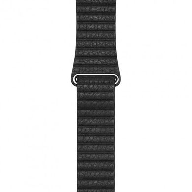 Кожаный ремешок Leather Loop Band для Apple Watch 42/44/45/49 mm Black купить