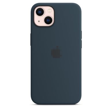 Чохол Silicone Case Full OEM+MagSafe для iPhone 13 Abyss Blue
