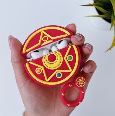 Чохол 3D для AirPods PRO Moon Star Red - ash-mobile.com.ua - фото 2