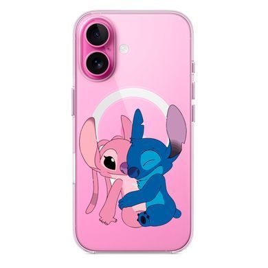 Чохол прозорий Print Blue Monster with MagSafe для iPhone 17 Angel