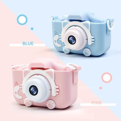 Дитячий фотоапарат Baby Photo Camera Cartoon Cat Pink купити