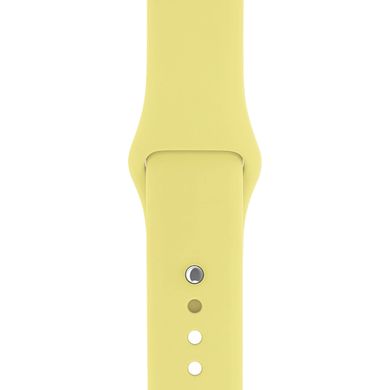 Ремінець Silicone Sport Band для Apple Watch 42mm | 44mm | 45mm | 49mm Yellow Mellow розмір L купити