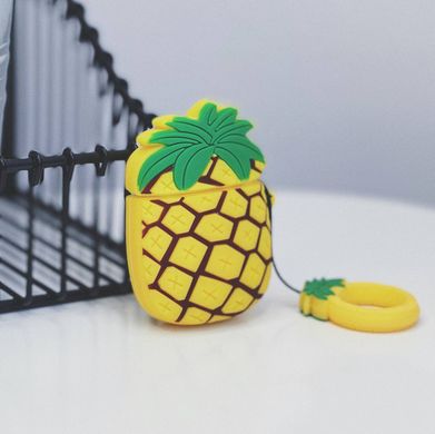 Чохол 3D для AirPods 1 | 2 Pretty Food Pineapple - ash-mobile.com.ua - фото 2