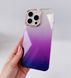 Чехол Gradient glitter для iPhone 14 Purple