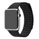 Шкіряний Ремінець Leather Loop Band для Apple Watch 42/44/45 mm Charcoal Grey
