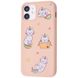 Чехол WAVE Fancy Case для iPhone 12 MINI Rainbow Cat Pink Sand