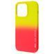 Чехол X-Level Rainbow Case для iPhone 14 PRO Yellow/Red - ash-mobile.com.ua - фото 1