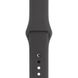 Ремінець Silicone Sport Band для Apple Watch 42mm | 44mm | 45mm | 49mm Charcoal Grey розмір S купити