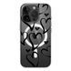 Чохол прозорий Print Love Kiss with MagSafe для iPhone 16e | 17e Heart Black