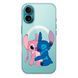 Чохол прозорий Print Blue Monster with MagSafe для iPhone 17 Angel