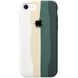 Чохол Rainbow Case для iPhone 7 | 8 | SE 2 | SE 3 White/Pine Green купити