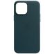Чехол ECO Leather Case with MagSafe для iPhone 15 Plus Indigo Blue