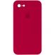 Чохол Silicone Case FULL+Camera Square для iPhone 7 | 8 | SE 2 | SE 3 Rose Red