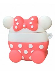 Чехол 3D для AirPods 1 | 2 Мишка Pink купить