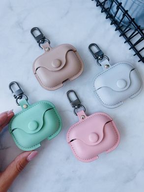 Чехол Leather Bag для AirPods PRO Sea Blue