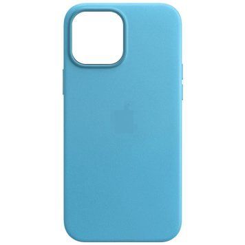 Чохол ECO Leather Case with MagSafe для iPhone 14 Plus Blue - ash-mobile.com.ua - фото 1