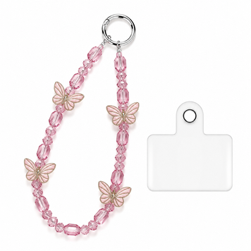 Ремінець для смартфону Mini chain - ButterFly Hot pink - ash-mobile.com.ua - фото 1