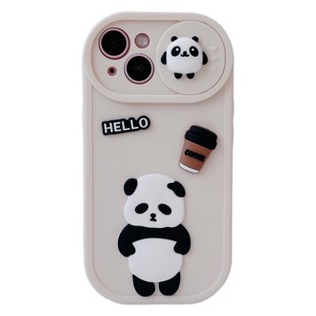 Чехол Panda hide camera для iPhone X | XS Antique White - ash-mobile.com.ua - фото 1