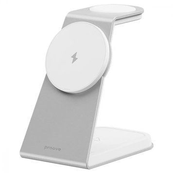 Бездротовий зарядний пристрій 3 в 1 Proove Omni Power 15W White - ash-mobile.com.ua - фото 1
