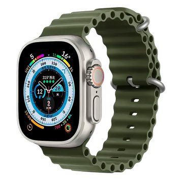 Ремінець Ocean Band для Apple Watch 42mm | 44mm | 45mm | 46mm | 49mm Virid Olive - ash-mobile.com.ua - фото 1