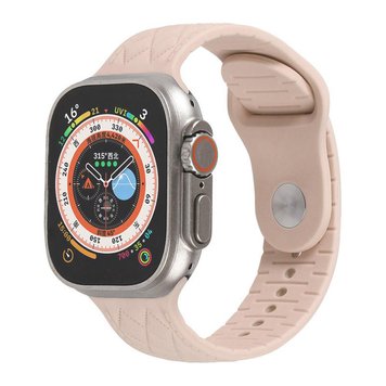 Ремінець Rhombus для Apple Watch 42mm | 44mm | 45mm | 46mm | 49mm Pink Sand - ash-mobile.com.ua - фото 1