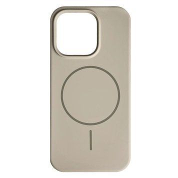 Чохол Silicone Case Full Protective with MagSafe для iPhone 15 Stone - ash-mobile.com.ua - фото 1