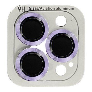 Защитное стекло Metal Classic на камеру для iPhone 13 PRO | 13 PRO MAX Light Purple - ash-mobile.com.ua - фото 1