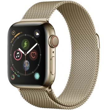 Ремінець Milanese Loop для Apple Watch 42mm | 44mm | 45mm | 46mm | 49mm Light Gold - ash-mobile.com.ua - фото 1