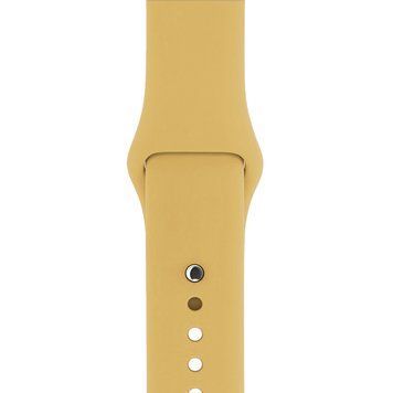 Ремінець Silicone Sport Band для Apple Watch 42mm | 44mm | 45mm | 46mm | 49mm Gold розмір S - ash-mobile.com.ua - фото 1