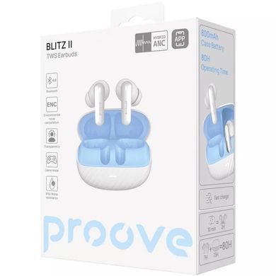Беспроводные наушники Proove Blitz II TWS with Hybrid ANC (APP) Black/orange - ash-mobile.com.ua - фото 4