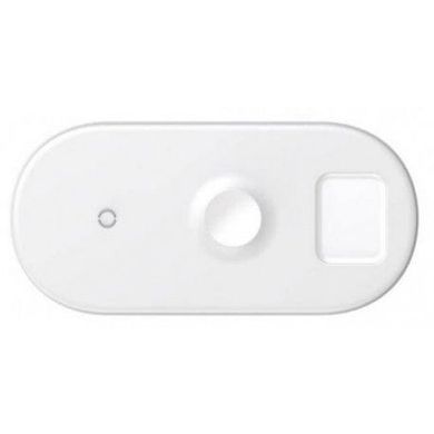 Бездротовий ЗП Baseus Smart 3in1 Wireless Charger For Phone+Watch+Pods (18W MAX) White купити