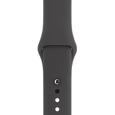 Ремешок Silicone Sport Band для Apple Watch 42mm | 44mm | 45mm | 46mm | 49mm Charcoal Grey розмір L - ash-mobile.com.ua - фото 1