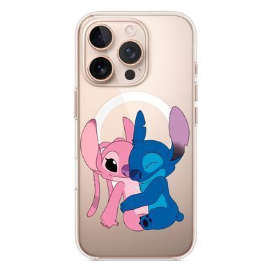 Чохол прозорий Print Blue Monster with MagSafe для iPhone 16e | 17e Angel - ash-mobile.com.ua - фото 4