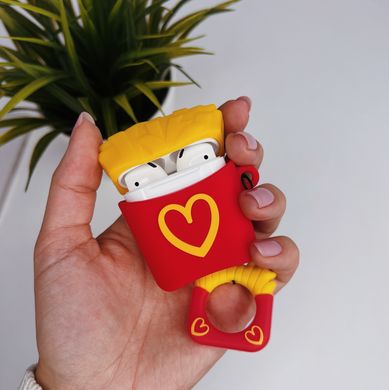 Чохол 3D для AirPods 1 | 2 Fries Heart купити