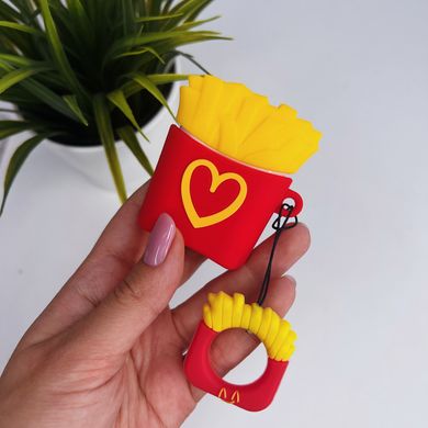 Чехол 3D для AirPods 1 | 2 Fries Heart купить