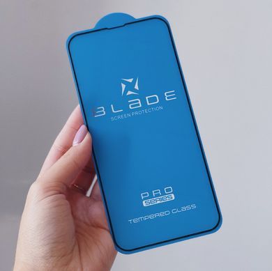 Защитное стекло 3D BLADE PRO Series Full Glue для iPhone 13 PRO MAX | 14 Plus Black - ash-mobile.com.ua - фото 4
