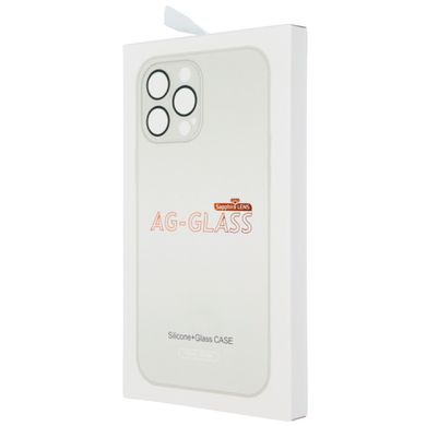 Чохол AG-Glass Matte Case для iPhone 12 PRO MAX Pearly White купити