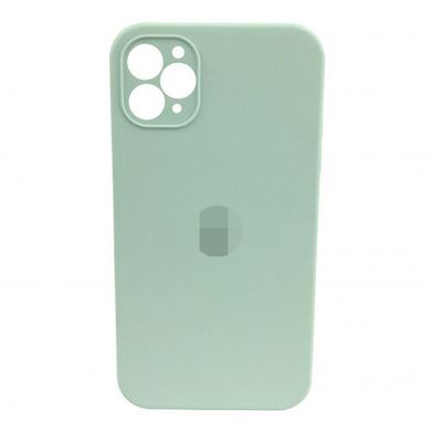 Чохол Silicone Case FULL+Camera Square для iPhone 11 PRO MAX Sky Blue купити