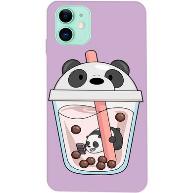 Чехол Wave Print Case для iPhone 12 MINI Purple Panda Coctail купить