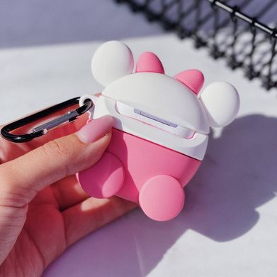 Чехол 3D для AirPods 1 | 2 Мышка Pink купить
