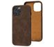 Чохол Leather Crocodile Сase для iPhone 12 | 12 PRO Dark Brown