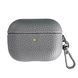Чохол Grain Leather Case для AirPods 4 Gray - ash-mobile.com.ua - фото 1